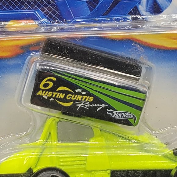 2001 Hot Wheels Mainline #129 Slide Out Lime/Black w/Chrome 3 Sp Wheel Variant - Picture 13 of 15